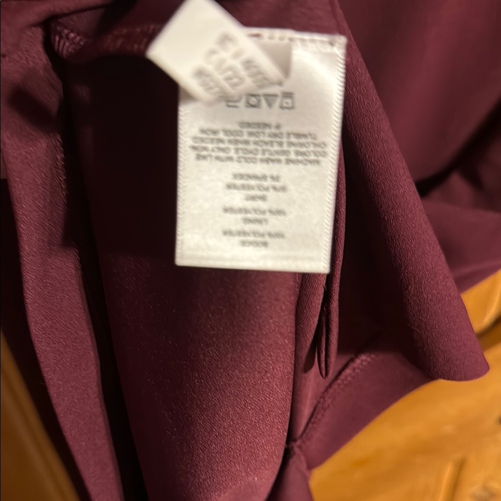 Express Rich Burgundy/Plum Midi Dress NWT size Medium - Picture 9 of 9